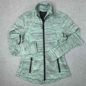 Lululemon Define Jacket Space Dye Camo Forage Teal Black Women's Size 8 Athletic